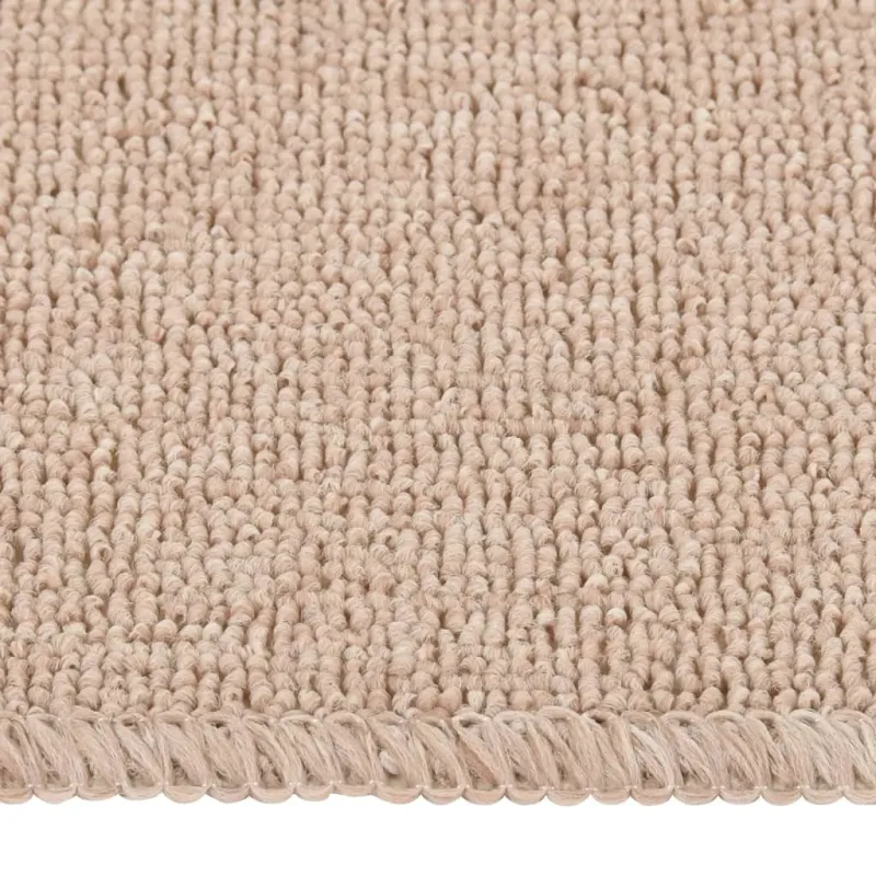 Neslystantys laiptų kilimėliai, 15vnt., smėlio, 60x25cm