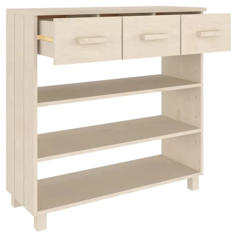 Konsolinis staliukas HAMAR, medaus rudas, 90x35x90cm, pušis