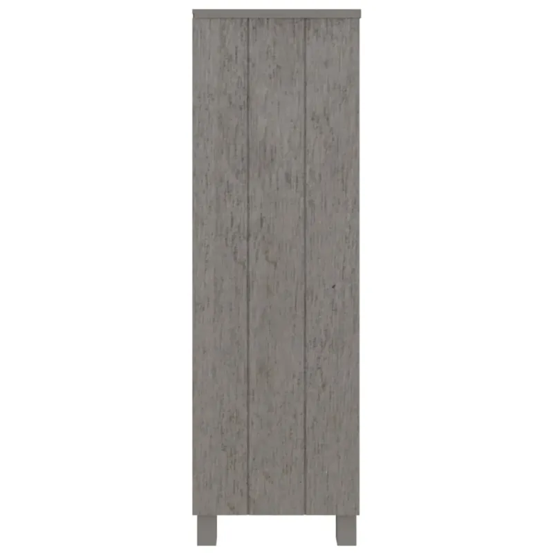 Knygų spintelė HAMAR, šviesiai pilka, 85x35x112cm, pušis