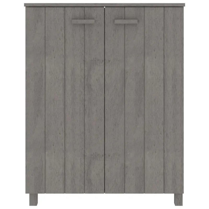 Batų spintelė HAMAR, šviesiai pilka, 85x40x108cm, pušis
