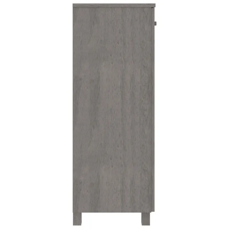 Batų spintelė HAMAR, šviesiai pilka, 85x40x108cm, pušis