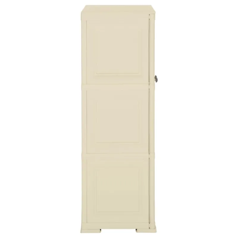 Plastikinė spintelė, angoros, 79x43x125cm, medienos dizaino