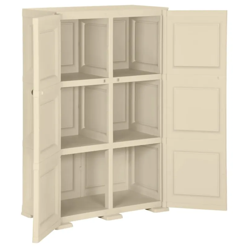Plastikinė spintelė, angoros, 79x43x125cm, medienos dizaino
