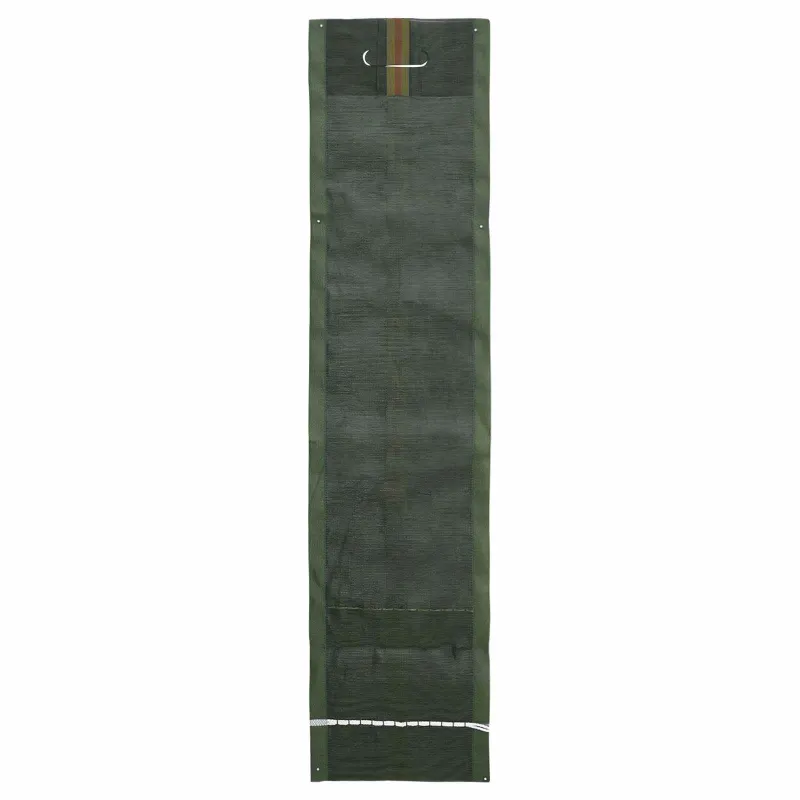 Maišai su smėliu 50 pcs Tamsiai žalia 120 x 27 cm HDPE