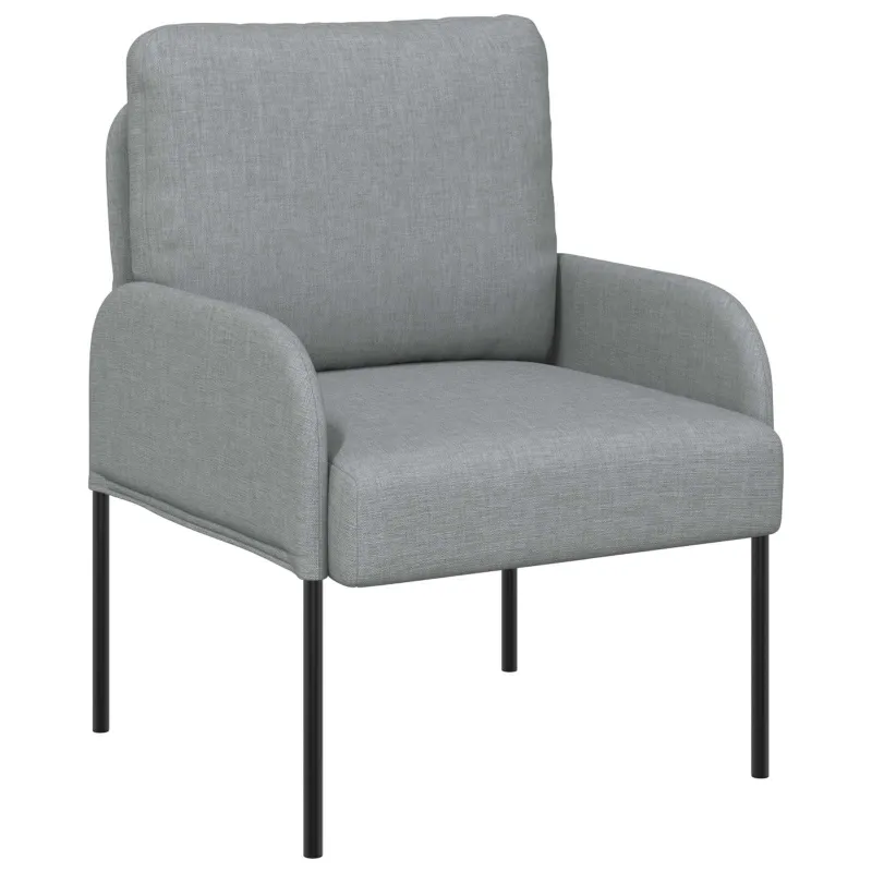 Sofų komplektai 3 pcs Šviesiai pilka 115 x 56 x 80 cm fanera