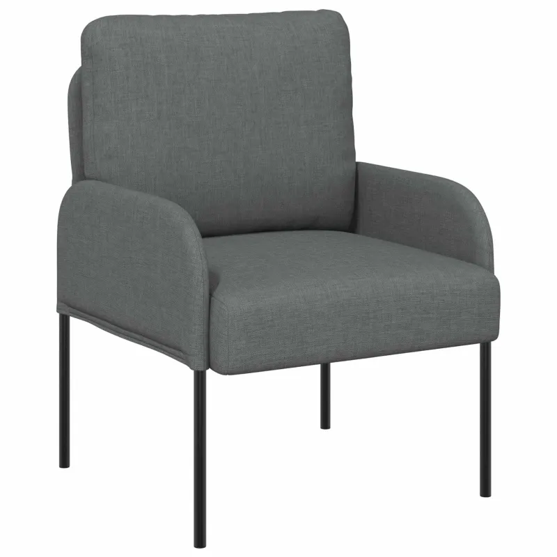 Sofų komplektai 3 pcs Tamsiai pilka 115 x 56 x 80 cm fanera