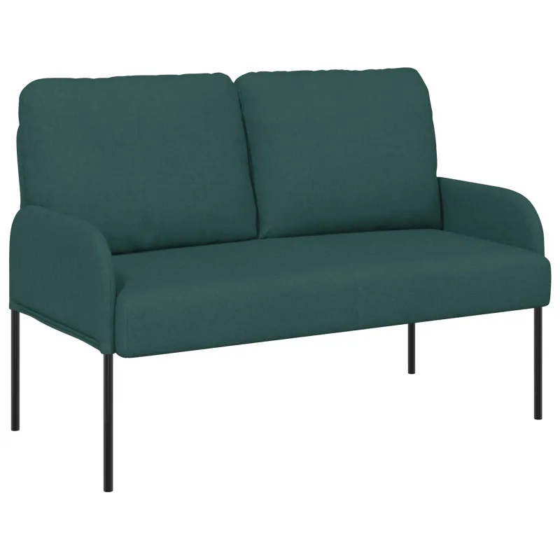 Sofų komplektai 3 pcs Tamsiai žalia 115 x 56 x 80 cm fanera