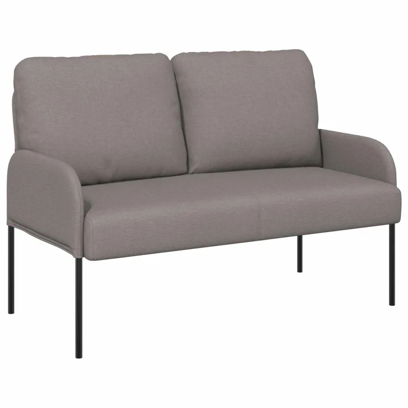 Sofų komplektai su pagalve 3 pcs Taupe 115 x 56 x 80 cm fanera