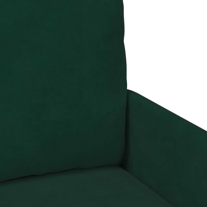 Sofų komplektai 3 pcs Tamsiai žalia 115 x 56 x 80 cm fanera