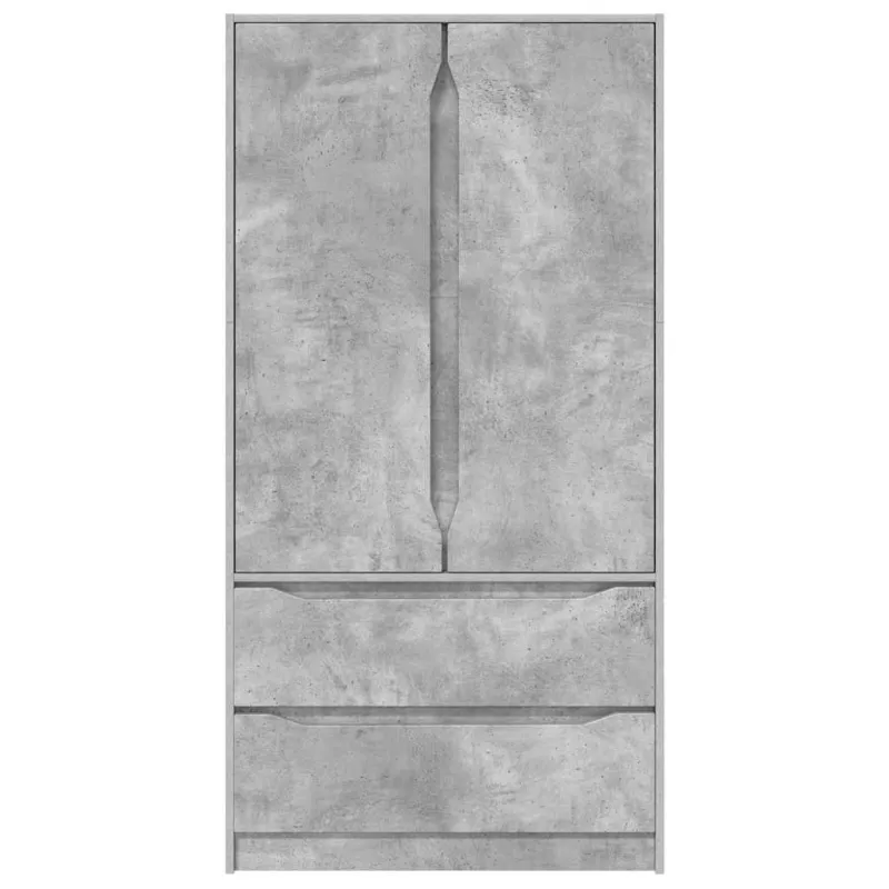 Spinta Betono Pilka 79,5 x 49 x 156 cm Dirbtinė mediena