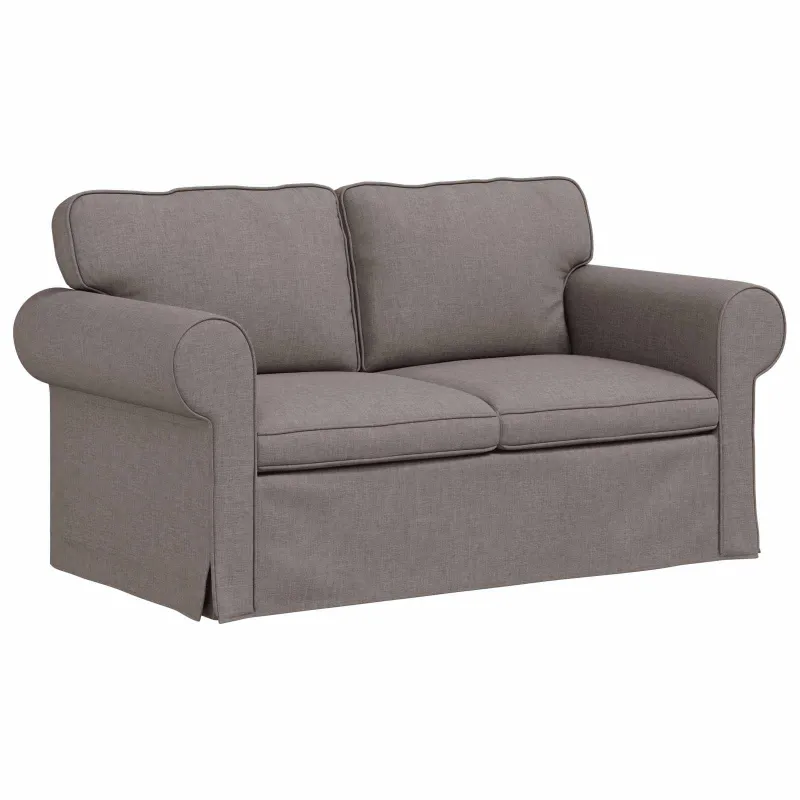 Sofos komplektas 2 pcs Tortora 155 x 82 x 80 cm audinys