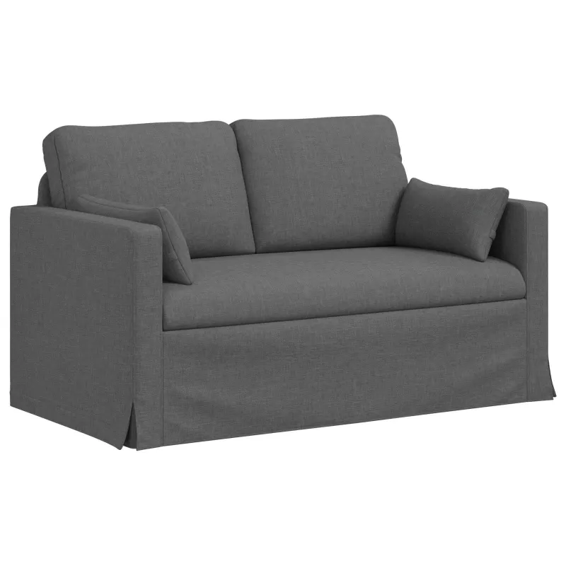 Sofos komplektas 2 pcs Tamsiai pilka 139 x 78 x 80 cm audinys