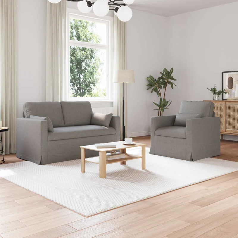Sofos komplektas 2 pcs Tortora 139 x 78 x 80 cm audinys