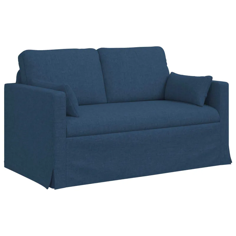Sofos komplektas 2 pcs Mėlyna 139 x 78 x 80 cm audinys