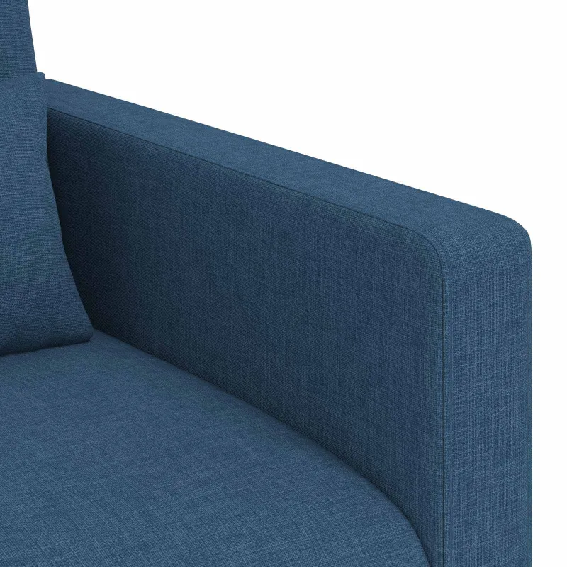 Sofos komplektas 2 pcs Mėlyna 139 x 78 x 80 cm audinys