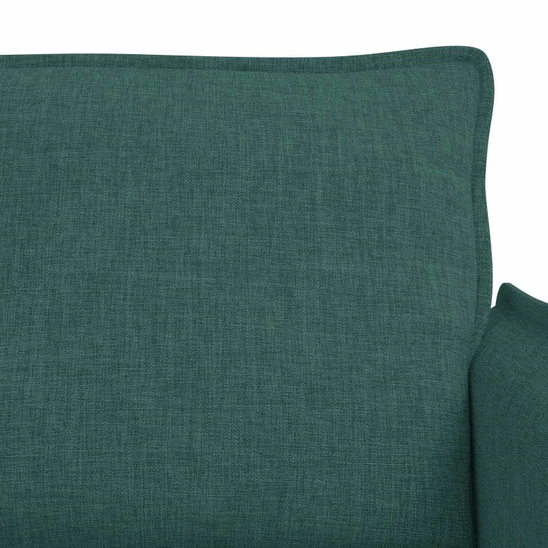 Sofos komplektas 2 pcs Tamsiai žalia 136 x 82 x 85 cm Audinys
