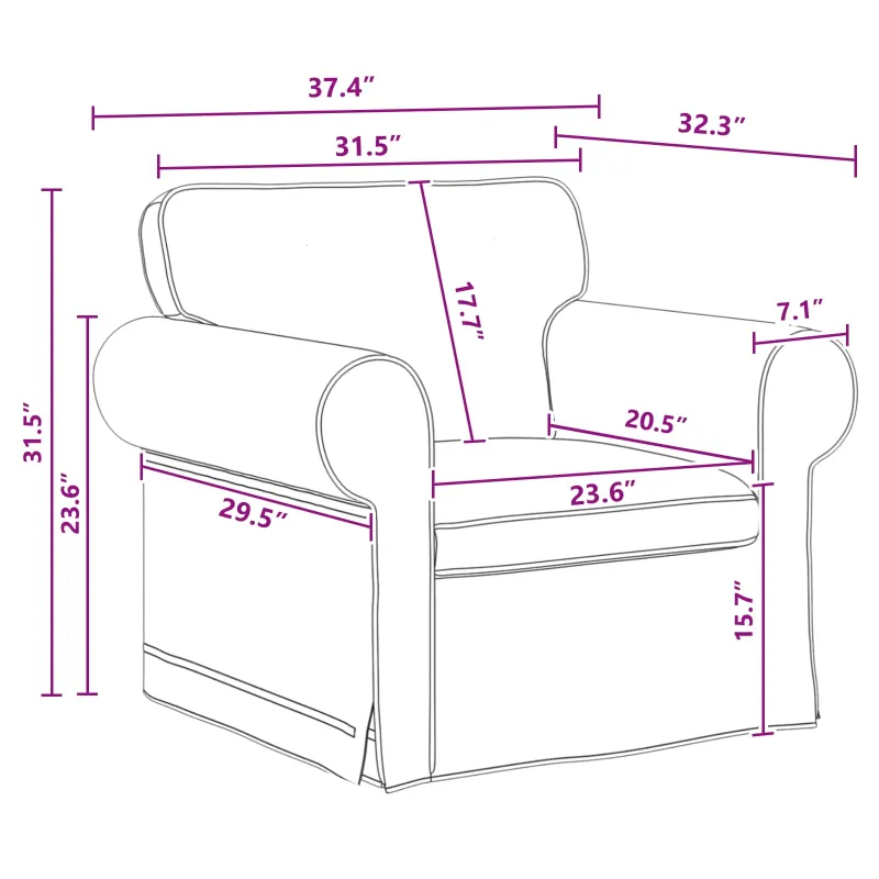 Sofos komplektas 2 pcs Tamsiai pilka 175 x 82 x 80 cm audinys