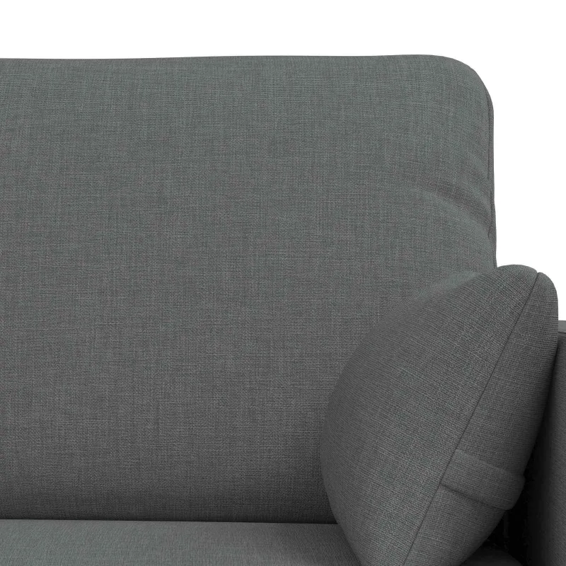 Sofos komplektas 2 pcs Tamsiai pilka 158 x 78 x 80 cm audinys