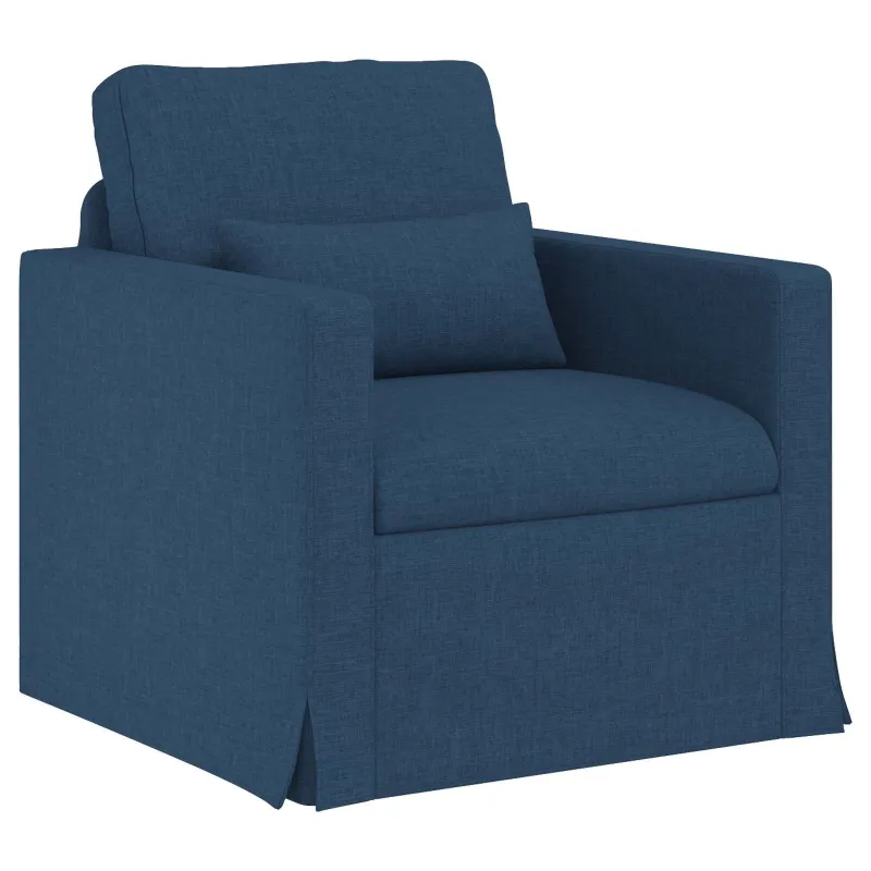 Sofos komplektas 2 pcs Mėlyna 158 x 78 x 80 cm audinys