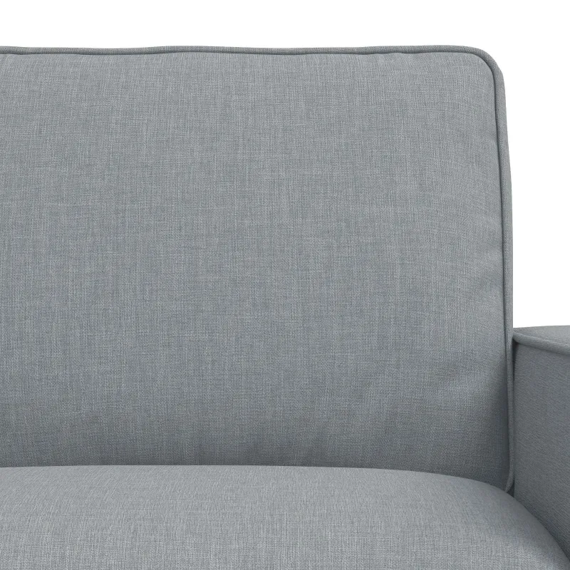 Sofos komplektas 2 pcs Šviesiai pilka 182 x 80 x 82 cm audinys