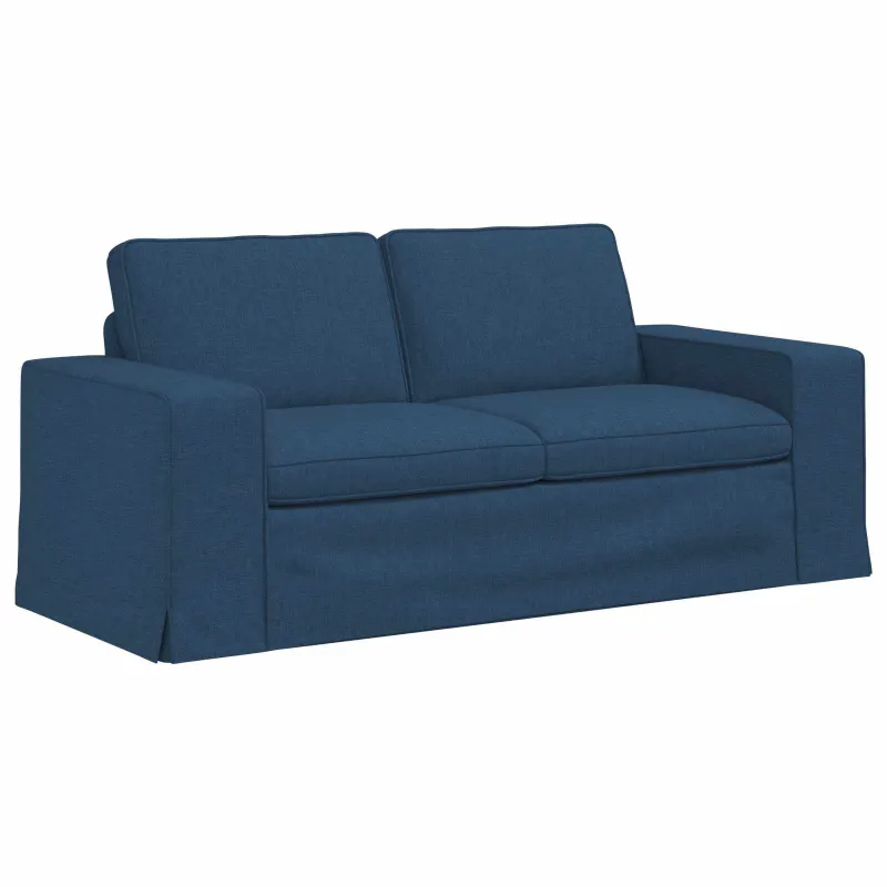Sofos komplektas 2 pcs Mėlyna 182 x 80 x 82 cm audinys