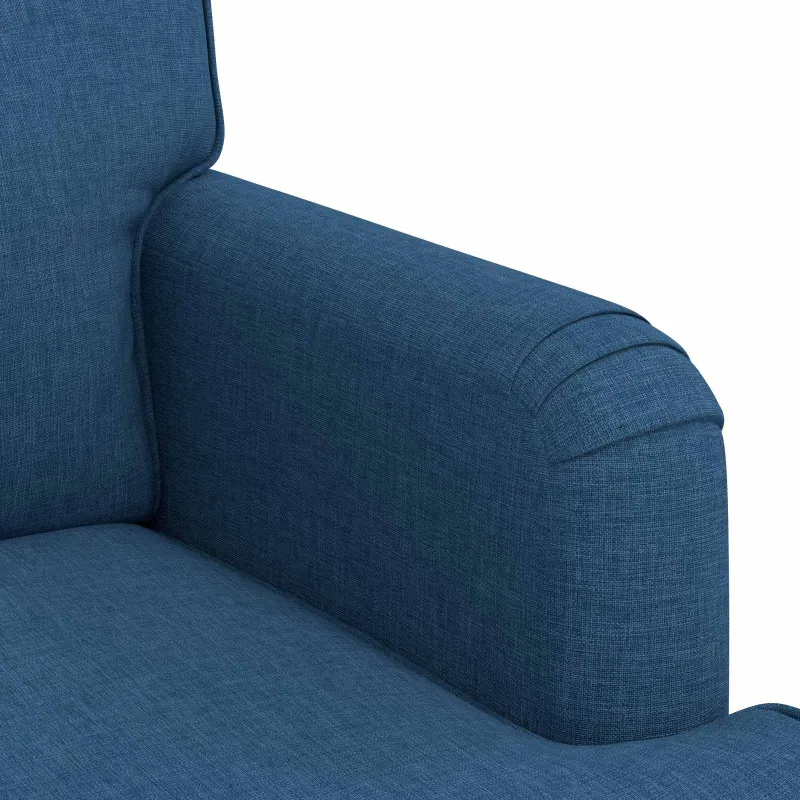 Sofos komplektas 2 pcs Mėlyna 162 x 80 x 85 cm audinys