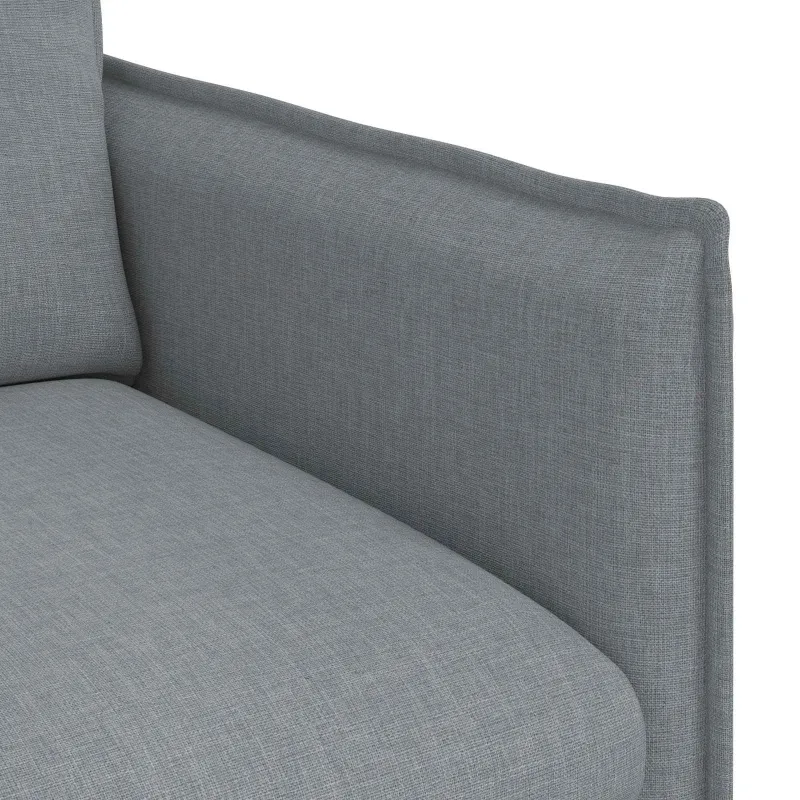 Sofos komplektas 2 pcs Šviesiai pilka 156 x 82 x 85 cm Audinys