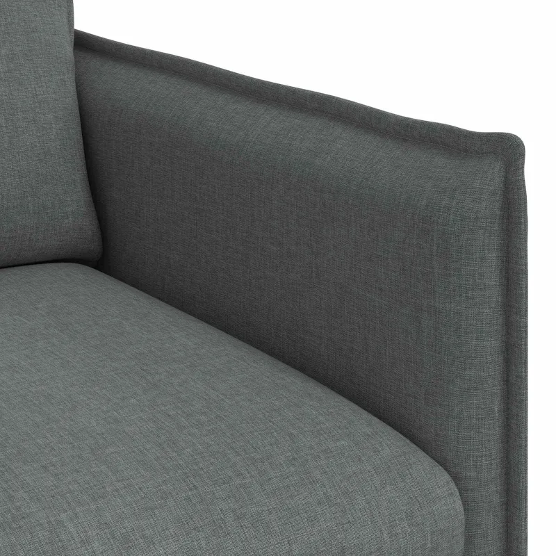 Sofos komplektas 2 pcs Tamsiai pilka 156 x 82 x 85 cm Audinys