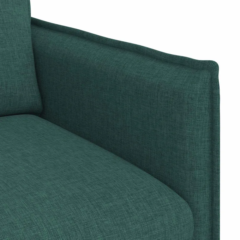 Sofos komplektas 2 pcs Tamsiai žalia 156 x 82 x 85 cm Audinys