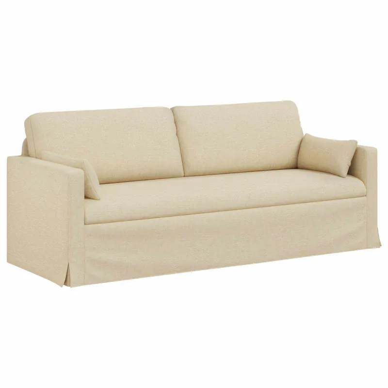 Sofos komplektas 2 pcs Kreminė 198 x 78 x 80 cm audinys