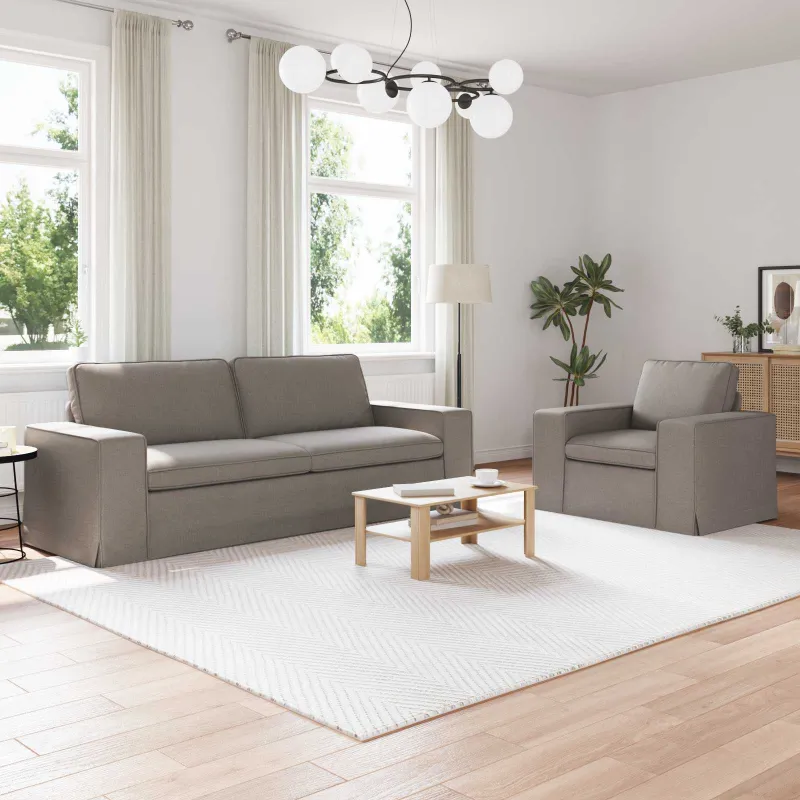 Sofos komplektas 2 pcs Tortora 222 x 80 x 82 cm audinys