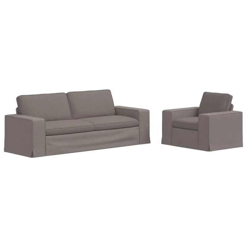 Sofos komplektas 2 pcs Tortora 222 x 80 x 82 cm audinys