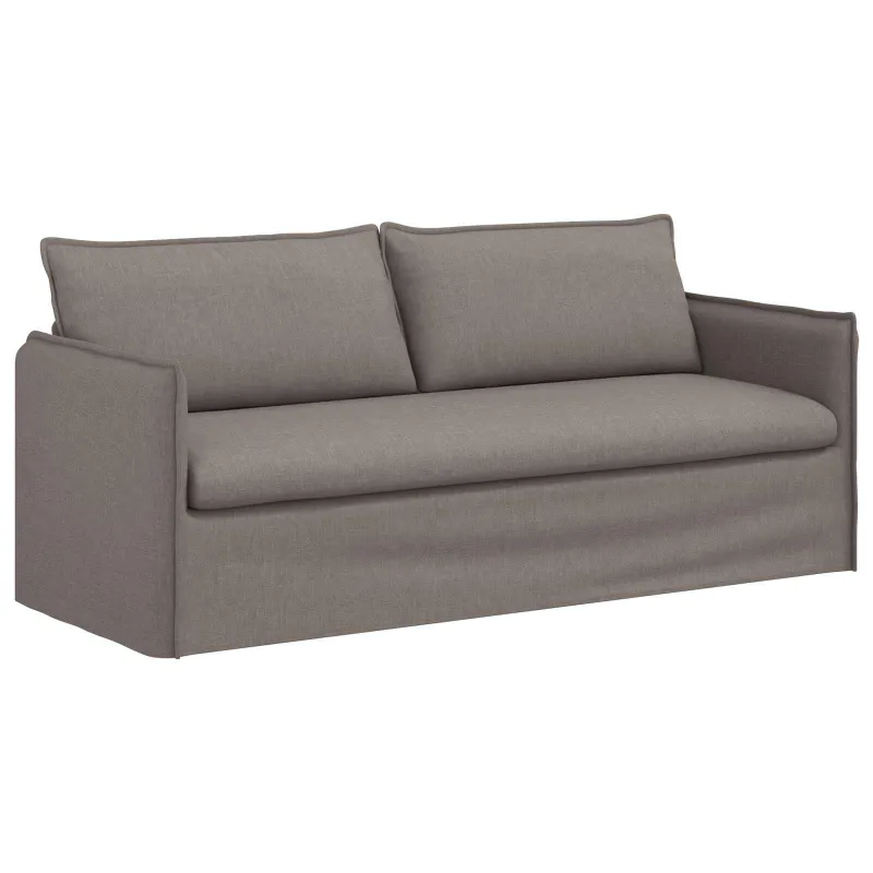 Sofos komplektas 2 pcs Taupe 196 x 82 x 85 cm Audinys