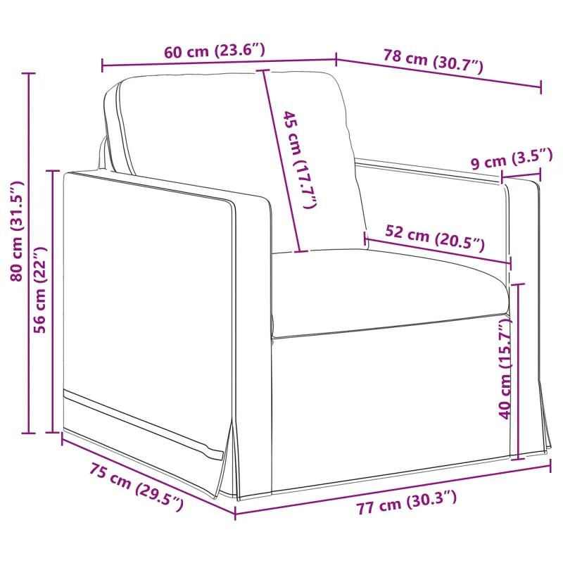 Sofos komplektas 2 pcs Šviesiai pilka 228 x 78 x 80 cm Aksomas