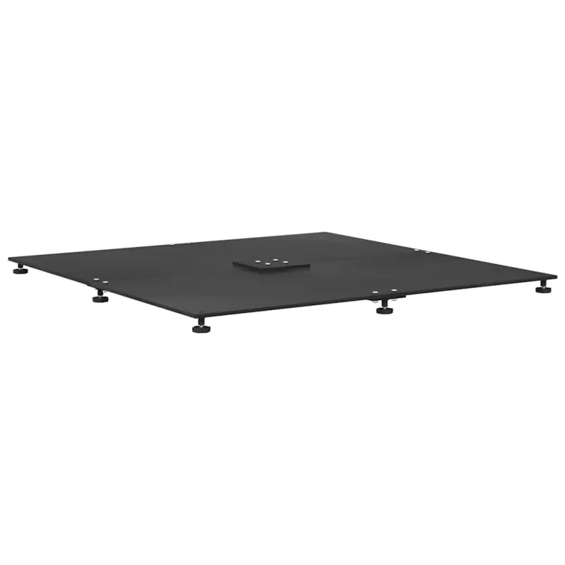 Skėčio pagrindas Juoda 100 x 100 x 4 cm Plienas