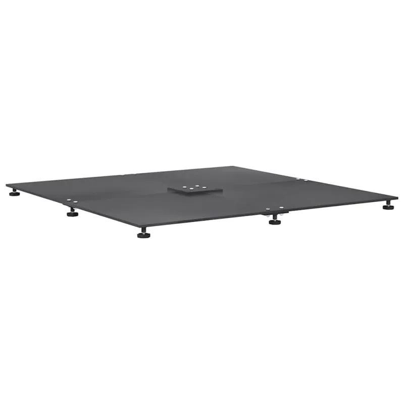 Skėčio pagrindas Tamsiai pilka 100 x 100 x 4 cm Plienas
