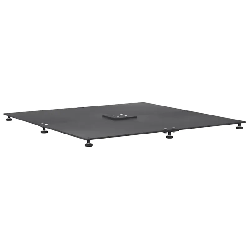 Skėčio pagrindas Tamsiai pilka 100 x 100 x 4 cm Plienas