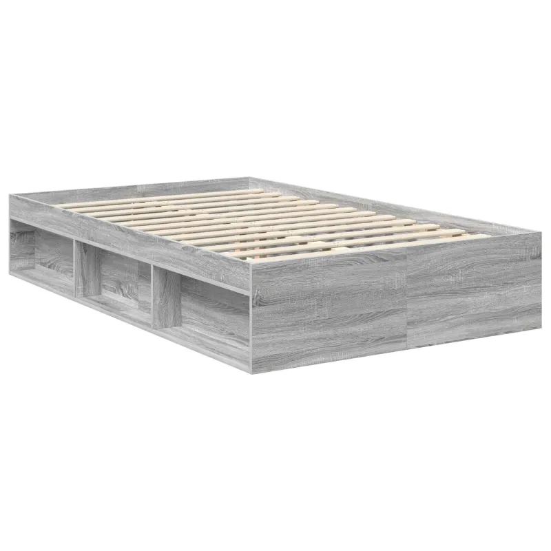 Lovos rėmas Pilkas Sonoma 120 x 200 cm Apdirbta mediena