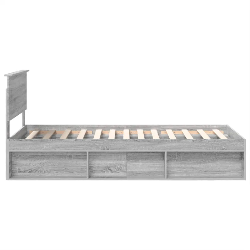 Lovos rėmas Pilkas Sonoma 100 x 200 cm Apdirbta mediena