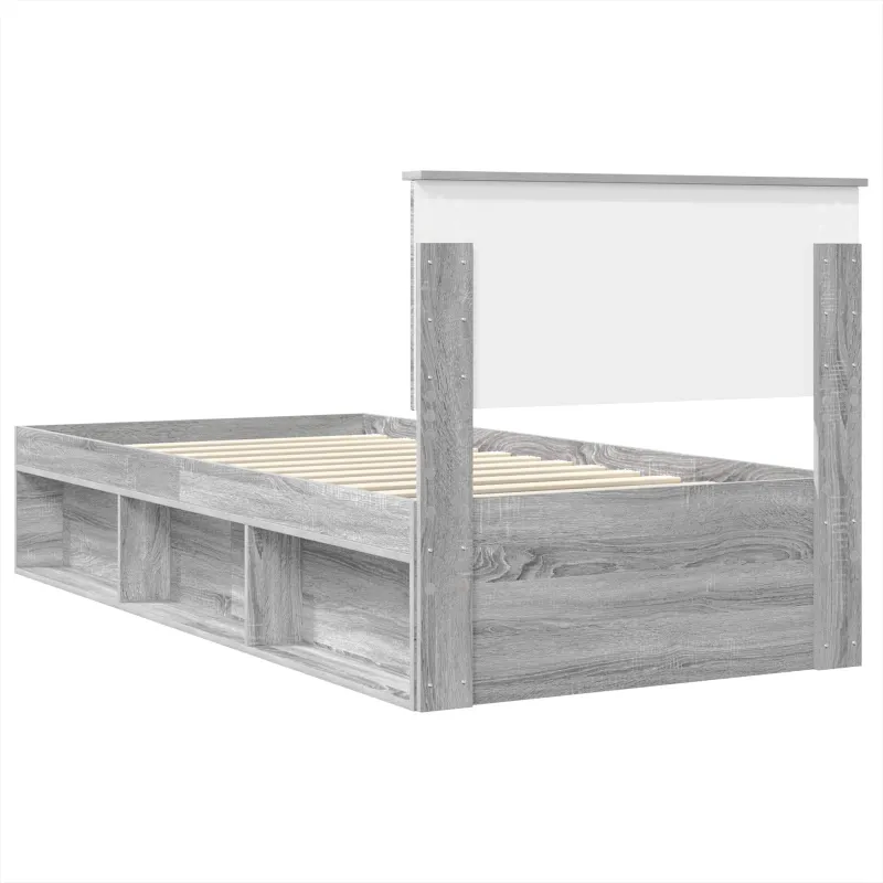 Lovos rėmas Pilkas Sonoma 75 x 190 cm Apdirbta mediena