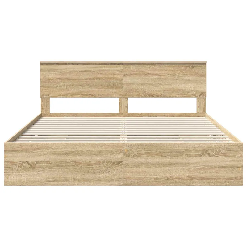 Lovos rėmas Sonoma ąžuolas 200 x 200 cm Inžinerinė mediena
