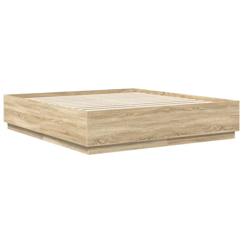 Lovos rėmas Sonoma ąžuolas 200 x 200 cm Apdirbta mediena
