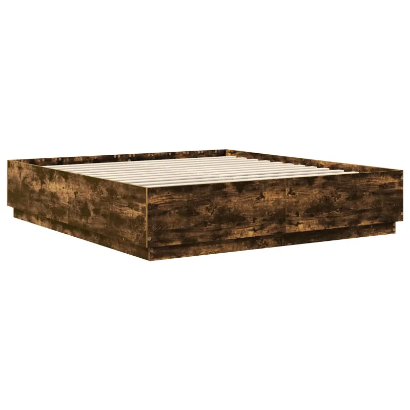 Lovos rėmas Rūkyta ąžuolas 200 x 200 cm Apdirbta mediena