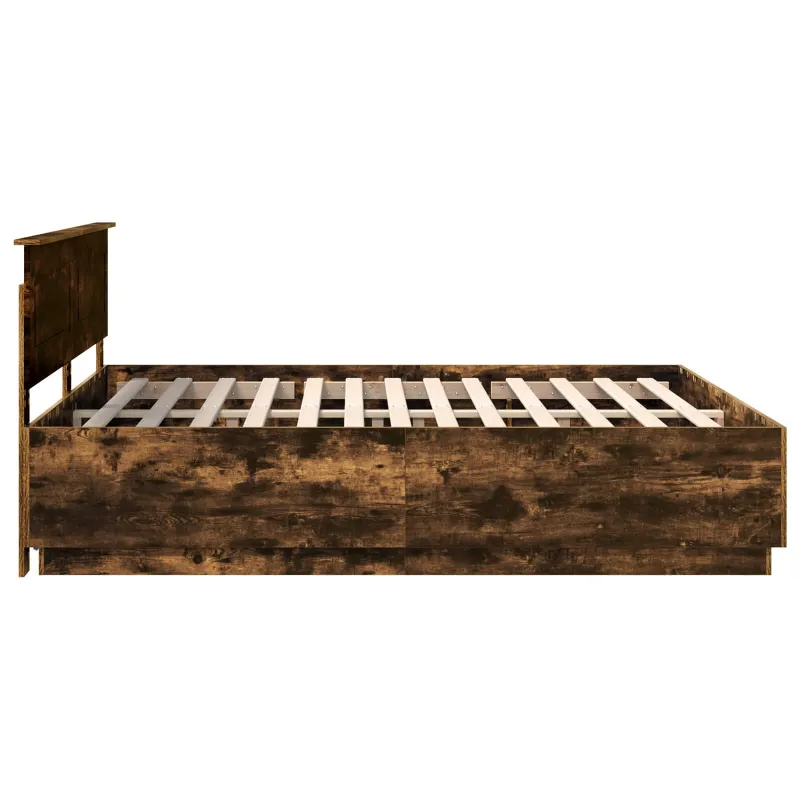 Lovos rėmas Rūkyta ąžuolas 200 x 200 cm Apdirbta mediena