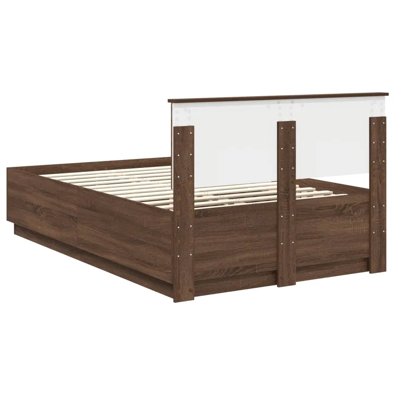 Lovos rėmas Rudas ąžuolas 135 x 190 cm Apdirbta mediena