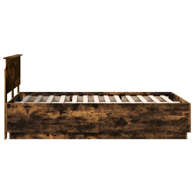 Lovos rėmas Rūkyta ąžuolas 120 x 200 cm Apdirbta mediena