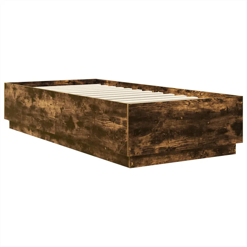 Lovos rėmas Rūkyta ąžuolas 90 x 200 cm Apdirbta mediena
