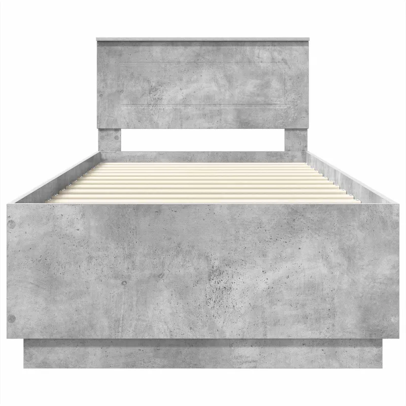 Lovos rėmas Betono pilka 70 x 190 cm Apdirbta mediena