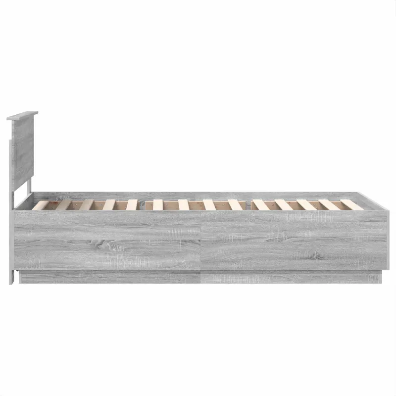 Lovos rėmas Pilkas Sonoma 70 x 190 cm Apdirbta mediena