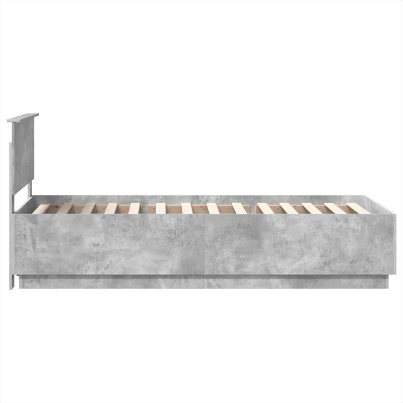 Lovos rėmas Betono pilka 100 x 200 cm Apdirbta mediena